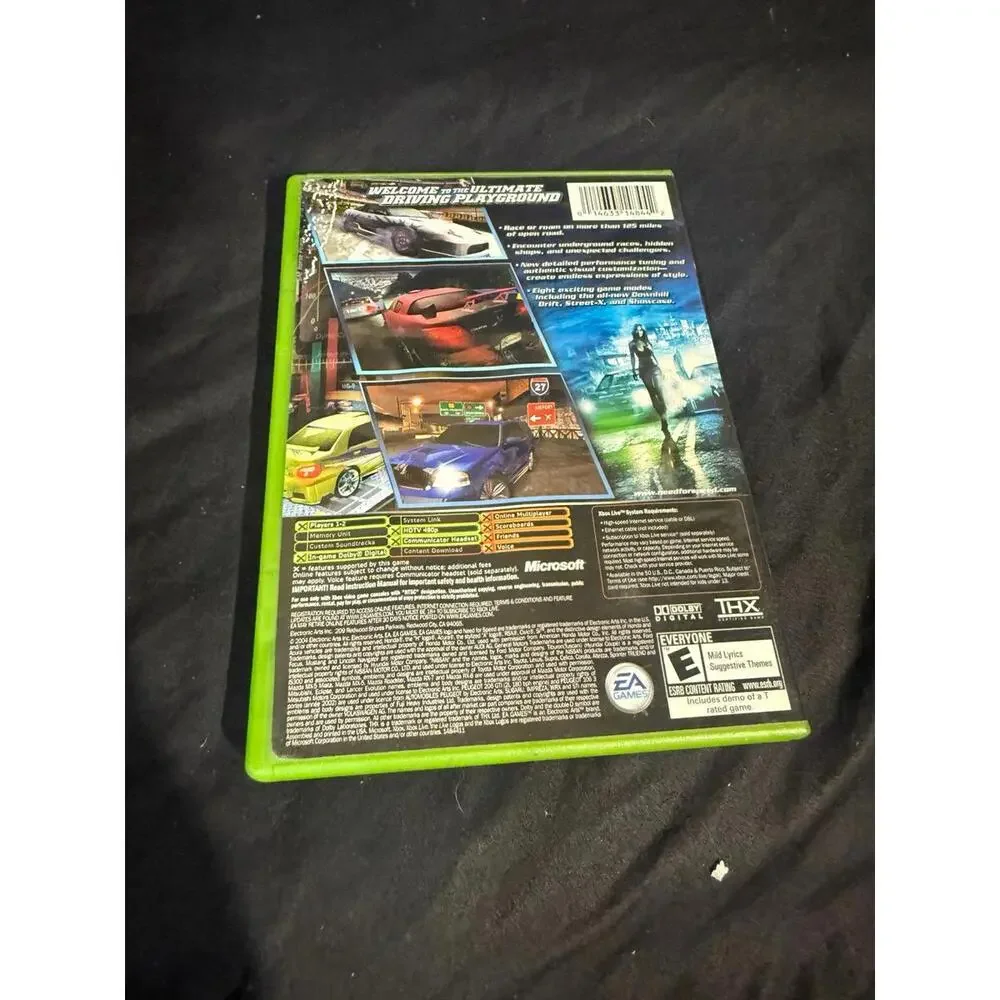 Need for Speed: Underground 2 (Xbox, 2004) Complete w/ Manual - Tested